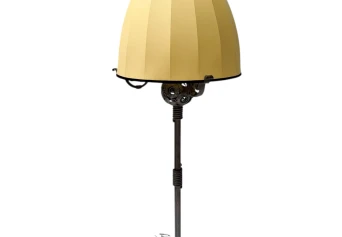 Art Deco Amsterdamse School Floor Lamp by Amsterdamsche Kunstsmederij, 1920s
